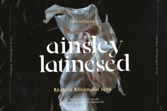 Ainsley Latinesed: A Vintage Serif Font for Handmade Creations