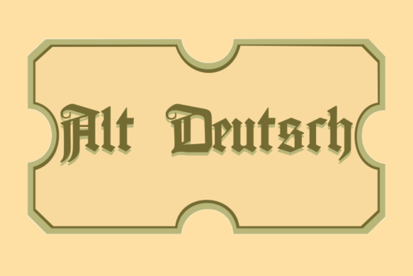Alt Deutsche: A Timeless Font for Modern Branding