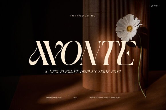 Avonte Serif Font for Elegant Editorial Design