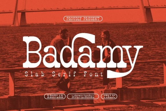 Badamy: A Slab Serif Font for Editorial Elegance