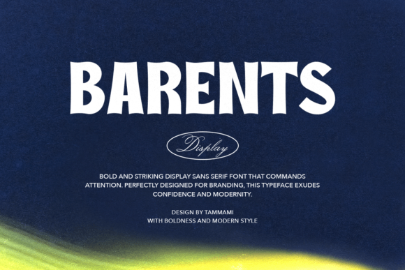Barents Font for Modern Web Design