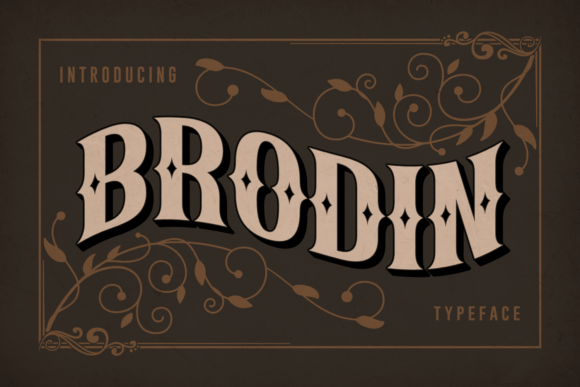 Brodin: A Blackletter Font for Bold Branding