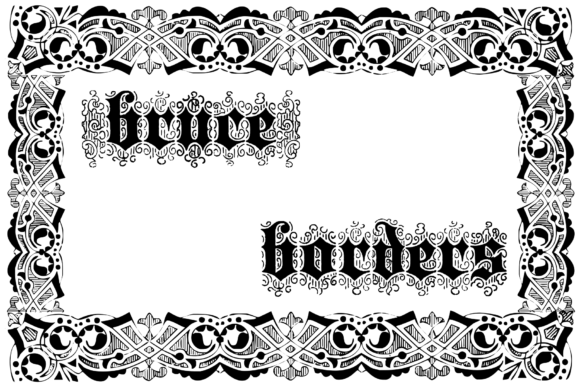 Bruce Borders: A Timeless Font for Modern Campaigns