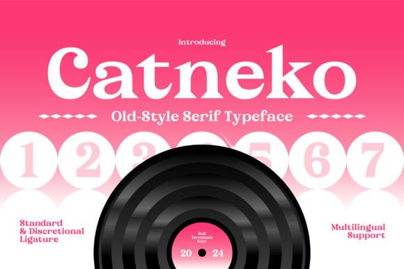 Catneko Serif Font for Editorial Design