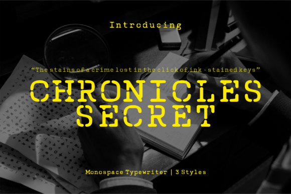 Chronicles Secret: A Serif Font for Timeless Design