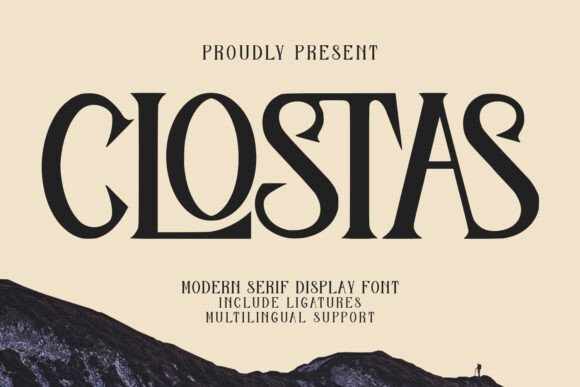 Clostas: A Vintage Serif Font for Modern Editorial Design