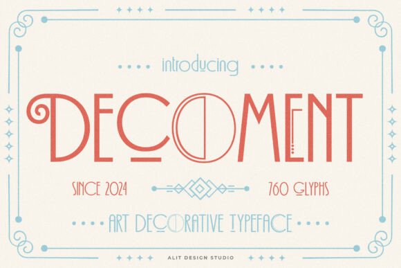 Decoment Typeface for Bold Campaign Design