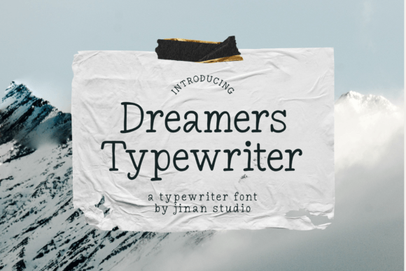 Dreamers Typewriter for Web Design