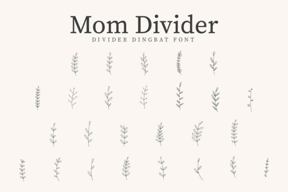 Enhancing Web Design with the Mom Divider Typeface