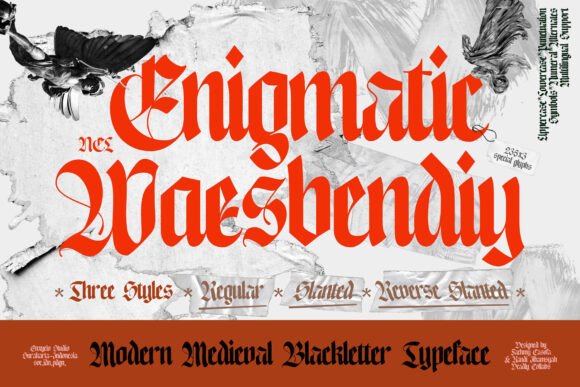 Enigmatic Waesbendiy Font for Branding Projects