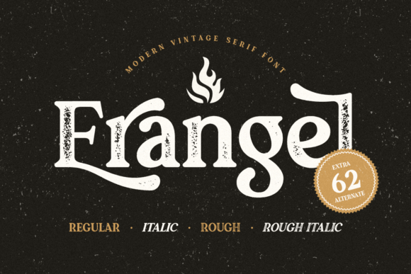 Erangel Serif Font for Editorial Design