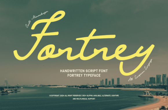 Fortrey: A Timeless Script Font for Editorial Design