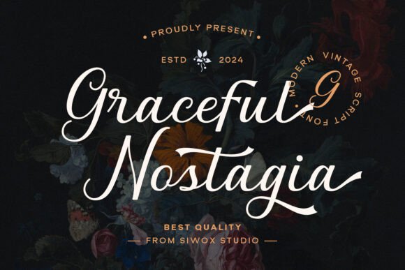 Graceful Nostagia Font for Vintage Web Design