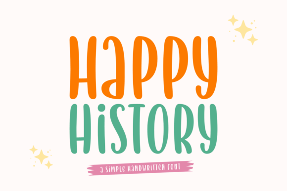 Happy History Font for Handmade Creations