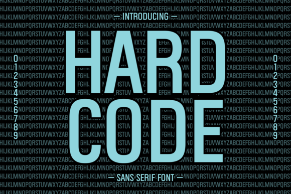 Hard Code: A Modern Sans Serif Font for Editorial Design
