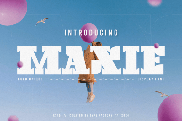 Maxie: A Bold Serif Font for Handmade Creations