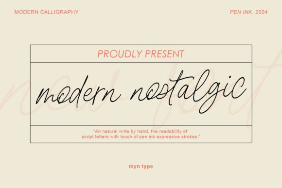 Modern Nostalgic Font Review for Campaign Design
