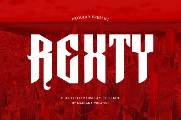 Rexty Font for Handmade Creations