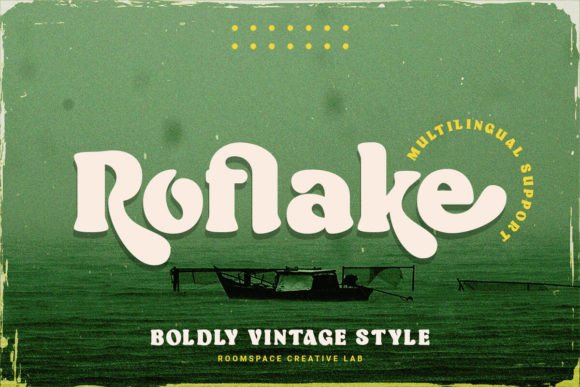 Roflake: A Soft Serif Font for Modern Editorial Design