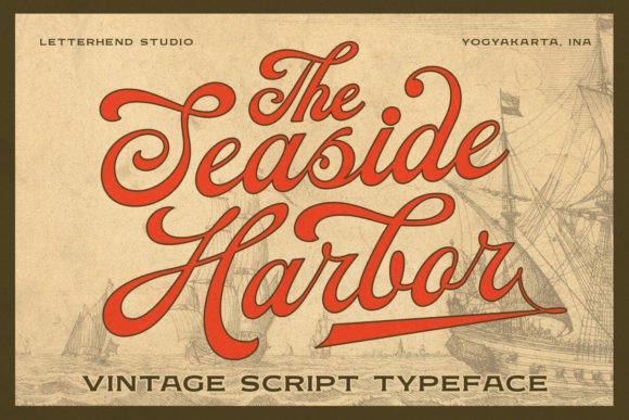 Seaside Harbor: The Vintage Script Font That Elevates Campaign Design