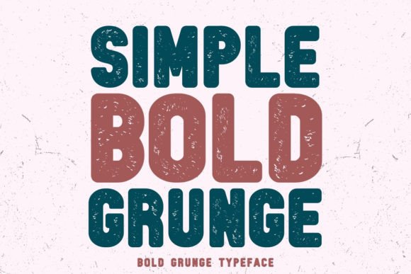 Simple Bold Grunge: A Font That Elevates Brand Identity