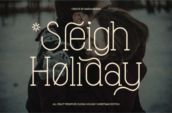 Sleigh Holiday: A Festive Serif Font for Your Brand