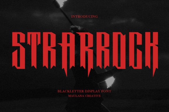 Strarrock: A Bold Blackletter Font for Modern Web Design