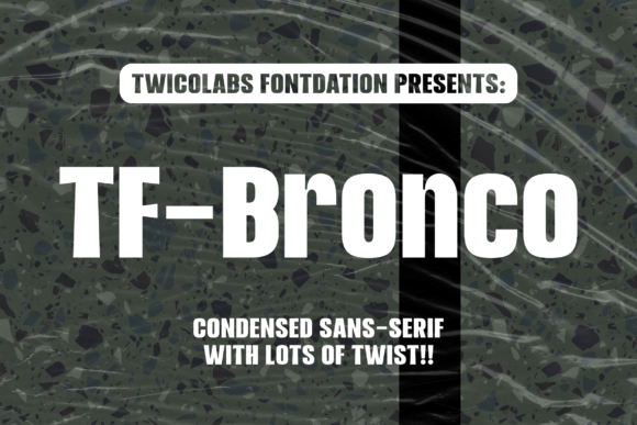TF-Bronco: A Modern Sans Serif for Bold Editorial Design