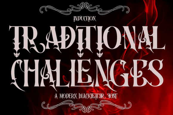 Traditional Challenges Font for Web Design